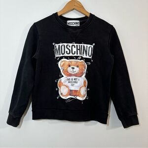 Moschino "This Is Not a Moschino Toy" Black Crewneck Size Medium